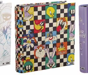 CARPETA MOOVING ESCOLAR 3X40 LOONEY TUNES (1001231)