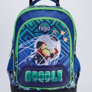 MOCHILA FILGO STARPAK FUTBOL 18" C/RUEDAS + LLAVERO (MO25-T3D-204)