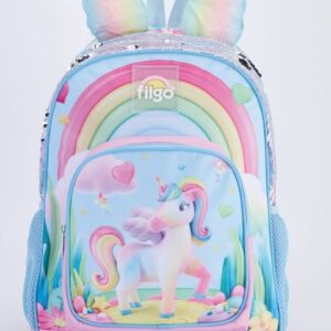 MOCHILA FILGO STARPAK AIR UNICORNIO 18" ESPALDA C/OREJITAS (MO25-AIR-010)