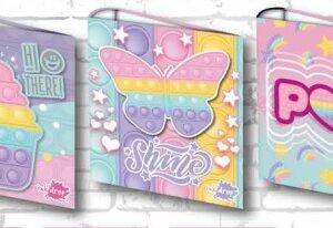 CARPETA INKDROP 3X40 POP IT PASTEL (300213)