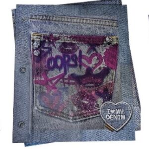 CARPETA REXON N°3 HOLOGLITTER DENIM