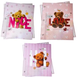 CARPETA REXON N°3 HOLOGLITTER COMFY BEAR