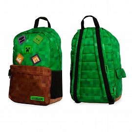 MOCHILA MOOVING MINECRAFT PIXEL ESPALDA 18" (1636225)