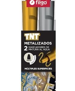 MARCADORES FILGO PINTURA AL AGUA TNT X2U METALIZADOS TRAZO MEDIO (TNTM30-E2-MET)