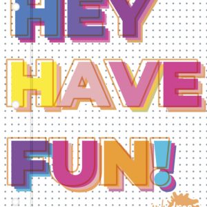 CARPETA INKDROP ESCOLAR N°3 C/CORDON  COLORFULL