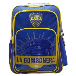 MOCHILA CRESKO "BOCA JUNIORS" 18" ESPALDA (BO367)