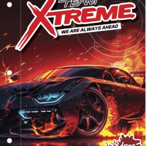 CARPETA INKDROP ESCOLAR N°3 C/CORDON FIRE II (302220)