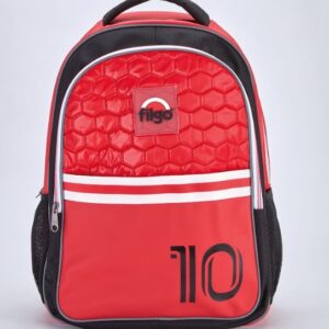 MOCHILA FILGO STARPAK FUTBOL ROJA 18" ESPALDA C/LLAVERO (MO25-ST-SUR2)