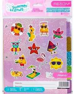 SEPARADORES REXON ESCOLAR SUMMER FRIENDS