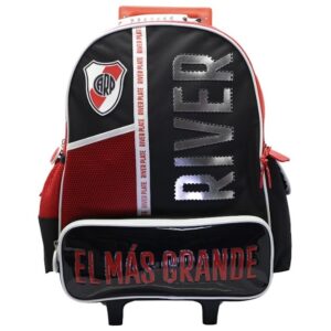 MOCHILA CRESKO "RIVER PLATE" 18" C/CARRO  (RI491)