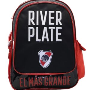 MOCHILA CRESKO "RIVER PLATE" 18" ESPALDA (RI393)