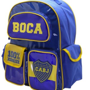 MOCHILA CRESKO "BOCA JUNIORS" 16" ESPALDA (BO194)