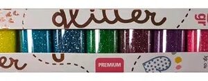 GLITTER EN POLVO IBI CRAFT COLORES CLASICOS X9U C/U (657200)