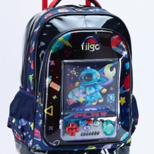 MOCHILA FILGO STARPAK GAMER 18" C/RUEDAS + LLAVERO (MO25-T3D-002)