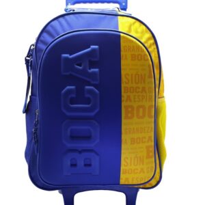 MOCHILA CRESKO "BOCA JUNIORS" 18" C/CARRO (BO466)