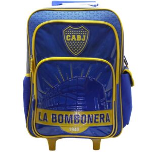 MOCHILA CRESKO "BOCA JUNIORS" 18" C/CARRO (BO467)
