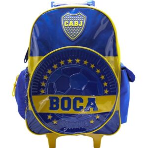 MOCHILA CRESKO "BOCA JUNIORS" 18" C/CARRO (BO465)