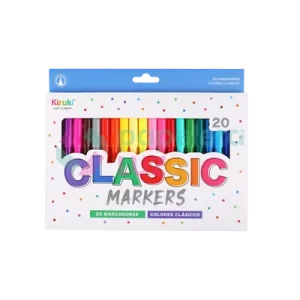 MARCADORES SURTIDOS KIRUKI CLASSIC X20U (700003)