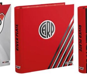 CARPETA MOOVING ESCOLAR 3X40 RIVER PLATE (1001125)