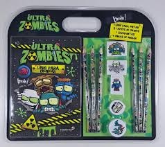 KIT BETINA PARA COLOREAR ULTRA ZOMBIES BRAIN X12 PIEZAS (2335)
