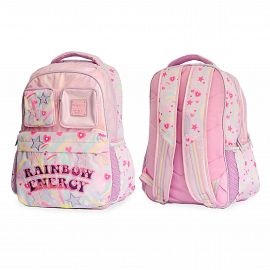 MOCHILA MOOVING QUITAPESARES RAINBOW ESPALDA 18" (1613425)
