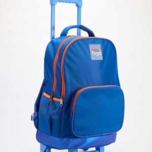 MOCHILA FILGO STARPAK PLAIN AZUL 18" C/RUEDAS + LLAVERO (MO25-TSTPLA-003)