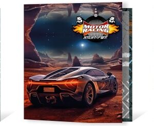 CARPETA REXON 3X40 HOLOSTAMP MOTOR RACING