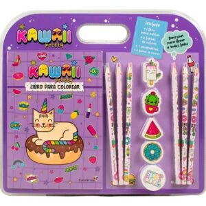 KIT BETINA PARA COLOREAR KAWAII PRETTY X12 PIEZAS (2333)