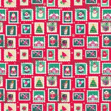 PAPEL AFICHE MURESCO FANTASIA STAMPILLAS NAVIDEÑAS X10U C/U