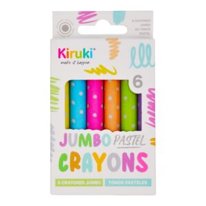 CRAYONES KIRUKI JUMBO PASTEL X6U (800007)