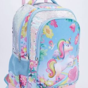 MOCHILA FILGO STARPAK UNICORNIO 18" C/RUEDAS + LLAVERO (MO25-T3D-010)