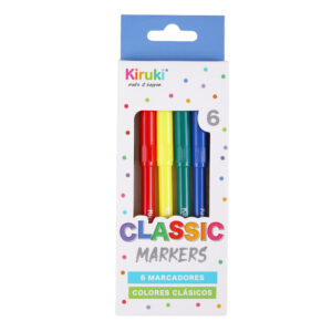 MARCADORES SURTIDOS KIRUKI CLASSIC X6U (70004)