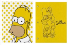CARPETA MOOVING N°3 C/CORDON THE SIMPSONS (1003196)
