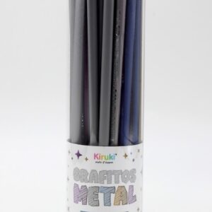 LAPICES GRAFITO KIRUKI METALIZADO TUBO X36U (600011)