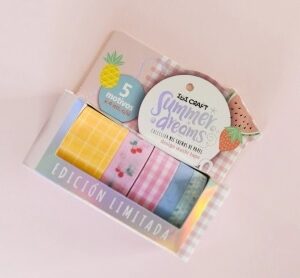 WASHI TAPE IBI CRAFT SUMMER DREAMS 4MTS X5U (55777)