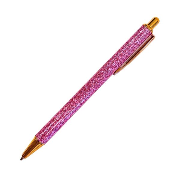 BOLIGRAFO RETRACTIL GLITTER IMPORTADO X24U C/U