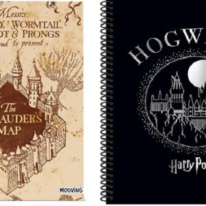 CUADERNO MOOVING 22X29 X80H = HARRY POTTER T/F  (1206222)