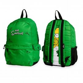 MOCHILA MOOVING SIMPSONS GREEN ESPALDA 18" (1621125)