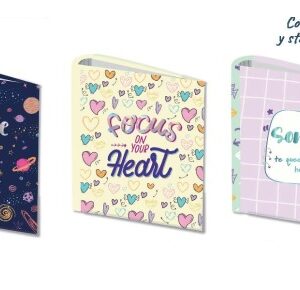 CARPETA ESCOLAR 3X40 REYSA FRASES (LP-3001)