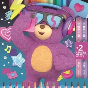 LAPICES DE COLORES FILGO PINTO OSITO X12U + GOMA + LAPIZ (PN201-E12-FTSY2)