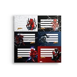 ETIQUETA MOOVING ESCOLAR SPIDERMAN (1301101)