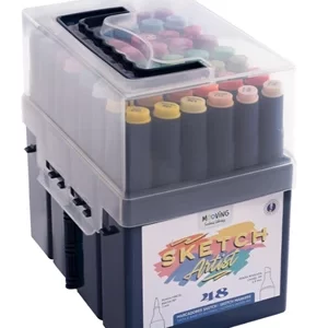 MARCADOR MOOVING DOBLE PUNTA SKETCH ARTIST X48 COLORES (3022248)