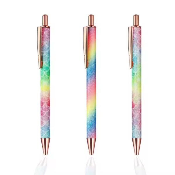 BOLIGRAFO RETRACTIL GLITTER SIRENA IMPORTADO X24U C/U