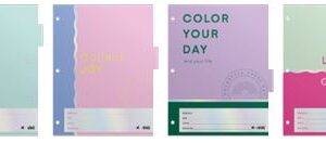 SEPARADORES MOOVING ESCOLAR PASTEL BLOCK (1101210)