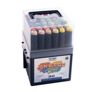 MARCADOR MOOVING DOBLE PUNTA SKETCH ARTIST X36 COLORES (3022236)