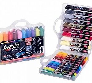 MARCADOR TRABI ACRYLIC POP 2-4 MM X 20U (TR36217)