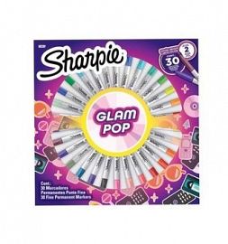 MARCADOR PERMANENTE SHARPIE GLAM POP X30U (2199817)