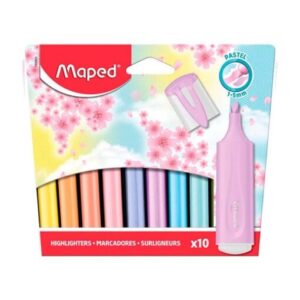 RESALTADOR MAPED PASTEL BLISTER X10U (740903)