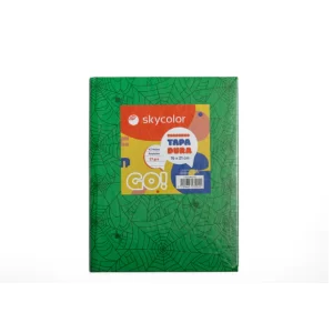 CUADERNO SKYCOLOR 16x21 T/D x 57gs x 42 hjs. RAYADO FORRADO VERDE (CC57AG-42)