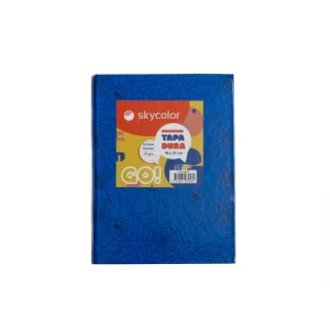 CUADERNO SKYCOLOR 16x21 T/D x 57gs x 84 hjs. RAYADO FORRADO AZUL (CC57AB-84)
